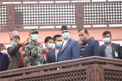 एमाले मुख्यालय थापाथली सर्दै 